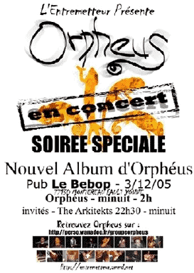 Orpheus en concert - par l'Entremetteur