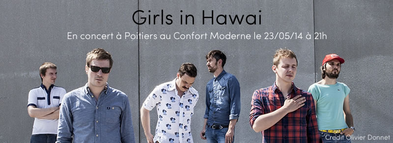Girls in Hawaii en concert  Poitiers 